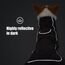 HEYWEAN Hundejacke Wasserdichter Hundemantel Reflektierende Jacke für kaltes Wetter mit weichem Fleecefutter Warmer Mantel für Hund Indoor & Outdoor Camping Wandern