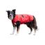 Trixie Regenmantel Vimy für Hunde rot L - Bauchumfang: 78-89 cm – Hunde-Regenjacke mit reflektierenden Elementen für mehr Sichtbarkeit im Dunkeln – bequem & verstellbar - 680227