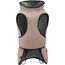 HUNTER Hundemantel UPPSALA 40, Farbe: taupe, 2in1 Design mit herausknüpfbarem Innenfutter, wasserabweisend, reflektierende Paspeln, geschlossene Bauchseite, optimaler Sitz, Größe: 40