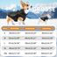PcEoTllar Wasserdichter Hundemantel für kleine Hunde, warme reflektierende Jacke mit Geschirr für den Winter, Ski-Kostüm, Baumwolle, Hundepullover