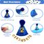 Hunde Geburtstag Hut Bandana Set, 3 Stücke Hunde Geburtstags Bandana Mütze mit 8 Bling Nummern, Hundegeburtstagsgeschenk, Hund Geburtstag Deko (Blau)