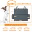 JOEJOY Hundedecke Auto Rückbank, Hundeschutz Auto Rückbank Kratzfeste und Wasserabweisende, Autoschondecke Hund Rücksitz, Rücksitzschoner Hund, 137 x 120 cm Grau