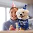 Hunde Geburtstag Hut Bandana Set, 3 Stücke Hunde Geburtstags Bandana Mütze mit 8 Bling Nummern, Hundegeburtstagsgeschenk, Hund Geburtstag Deko (Blau)