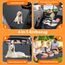 JOEJOY Hundedecke Auto Rückbank, Hundeschutz Auto Rückbank Kratzfeste und Wasserabweisende, Autoschondecke Hund Rücksitz, Rücksitzschoner Hund, 137 x 120 cm Grau