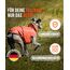 ZAUBERPFOTE® Hunderegenmantel London I Mit extra langem YKK® Reißverschluss für Halsband & Geschirr I Für kleine, mittlere & große Hunde I Wasserdicht & Maschinenwaschbar I Regenmantel für Hunde (55)