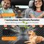 JOEJOY Hundedecke Auto Rückbank, Autoschondecke Hund Rücksitz mit Seitenschutz und Sichtfenster, Hundeschutz Wasserdicht Kratzfest, Hundesitz Auto Rückbank für die meisten Autos, LKWs & SUVs, Schwarz