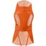Hunter Hunde-Regenmantel Milford, Farbe: orange, ergonomische Passform für optimalen Schutz, individuell verstellbar, Reißverschluss für Geschirrträger, pflegeleicht & waschbar bei 30 °C, Größe: 45