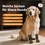 PICK FOR LIFE 2 Paar Anti-Rutsch-Hundesocken, Weiche Socken für den Pfotenschutz von Hunden mit verstellbarem Klettverschluss für den Innen