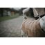 HUNTER Hundepullover MALMÖ, Farbe: beige, klassisches Zopfstrick-Muster, wärmend & bequem, elastisch für optimalen Sitz, reflektierend für mehr Sichtbarkeit, waschbar bei 30°C, Größe: 35
