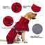 HEYWEAN Hundejacke Wasserdichter Hundemantel Reflektierende Jacke für kaltes Wetter mit weichem Fleecefutter Warmer Mantel für Hund Indoor & Outdoor Camping Wandern