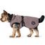 Hunter Hundemantel Uppsala, Farbe: Altrosa, 2in1 Design mit herausknüpfbarem Innenfutter, wasserabweisend, reflektierende Paspeln, geschlossene Bauchseite, optimaler Sitz, Größe: 25