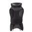 Hunter Hundemantel Uppsala, Farbe: schwarz, 2in1 Design mit herausknüpfbarem Innenfutter, wasserabweisend, reflektierende Paspeln, geschlossene Bauchseite, optimaler Sitz, Größe: 27,5