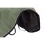 Hunter Hundemantel Uppsala, Farbe: Khaki, 2in1 Design mit herausknüpfbarem Innenfutter, wasserabweisend, reflektierende Paspeln, geschlossene Bauchseite, optimaler Sitz, Größe: 47,5