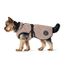 Hunter Hundemantel Uppsala, Farbe: Taupe, 2in1 Design mit herausknüpfbarem Innenfutter, wasserabweisend, reflektierende Paspeln, geschlossene Bauchseite, optimaler Sitz, Größe: 37,5