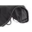 Hunter Hundemantel Uppsala, Farbe: schwarz, 2in1 Design mit herausknüpfbarem Innenfutter, wasserabweisend, reflektierende Paspeln, geschlossene Bauchseite, optimaler Sitz, Größe: 27,5