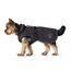 Hunter Hundemantel Uppsala, Farbe: schwarz, 2in1 Design mit herausknüpfbarem Innenfutter, wasserabweisend, reflektierende Paspeln, geschlossene Bauchseite, optimaler Sitz, Größe: 27,5
