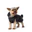 Hunter Hundemantel Uppsala, Farbe: schwarz, 2in1 Design mit herausknüpfbarem Innenfutter, wasserabweisend, reflektierende Paspeln, geschlossene Bauchseite, optimaler Sitz, Größe: 37,5