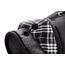 Hunter Hundemantel Uppsala, Farbe: schwarz, 2in1 Design mit herausknüpfbarem Innenfutter, wasserabweisend, reflektierende Paspeln, geschlossene Bauchseite, optimaler Sitz, Größe: 27,5