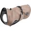 HUNTER Hundemantel UPPSALA 45, Farbe: taupe, 2in1 Design mit herausknüpfbarem Innenfutter, wasserabweisend, reflektierende Paspeln, geschlossene Bauchseite, optimaler Sitz, Größe: 45