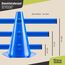 Hunde Agility Tunnel - Hundetunnel Spieltunnel; 200cm Agilitytunnel; Agility Zubehör-Set Hundehöhle inkl. Heringe, Transporttasche & Steckhürden mit Hütchen