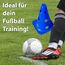 LionSports praktisches Steckhürdenset für Fußball, Hundesport, Pferdesport – Ideales Trainingszubehör, Fußballtraining, Pferd und Hunde - Profi Pylonen Set mit Hürden - Hindernisse Kegel