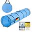 Hunde Agility Tunnel - Hundetunnel Spieltunnel Agilitytunnel Hundehöhle inkl. Heringe und Transporttasche (200 x 43 cm)