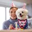Hunde Geburtstag Hut Bandana Set, 3 Stücke Hunde Geburtstags Bandana Mütze mit 8 Bling Nummern, Hundegeburtstagsgeschenk, Hund Geburtstag Deko (Rosa)