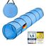 Hunde Agility Tunnel - Hundetunnel Spieltunnel Agilitytunnel Hundehöhle inkl Heringe und Transporttasche 300 x 50 cm