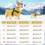 PcEoTllar Wasserdichter Hundemantel für kleine Hunde, warme reflektierende Jacke mit Geschirr für den Winter, Ski-Kostüm, Baumwolle, Hundepullover