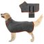 Jostift Mikrofaser Hunde Bademantel, Extra Saugfähig, Schnell Trocknend mit Verstellbaren Trägern für Große, Mittel und Kleine Hunde (L)