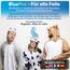 BluePet Pfotenreiniger + Schnelleinziehender Pfotenbalsam Hund & Katze, Gegen Trockene, Rissige Pfoten, Nasen I Hunde Pfotencreme 50 ml - Heilt, Regeneriert I Pfotenpflege Hund