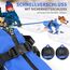 PcEoTllar Wasserdichter Hundemantel für kleine Hunde, warme reflektierende Jacke mit Geschirr für den Winter, Ski-Kostüm, Baumwolle, Hundepullover