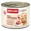 animonda Carny Katzen Nassfutter Pute + Hühnchenleber (6 x 200g), getreidefreies Katzen Nassfutter ohne Zucker, mit frischen fleischigen Zutaten