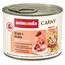 animonda Carny Katzen Nassfutter Rind + Huhn (6 x 200g), getreidefreies Katzen Nassfutter ohne Zucker, mit frischen fleischigen Zutaten