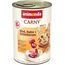 animonda Carny Katzen Nassfutter Rind + Huhn + Entenherzen (6 x 400g), getreidefreies Katzen Nassfutter ohne Zucker, mit frischen fleischigen Zutaten