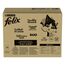 Felix So gut wie es aussieht Doppelt Lecker Katzenfutter nass in Gelee, Sorten-Mix, 120er Pack (120 x 85g)