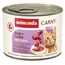 animonda Carny Katzen Nassfutter Rind + Lamm (6 x 200g), getreidefreies Katzen Nassfutter ohne Zucker, mit frischen fleischigen Zutaten