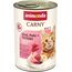 animonda Carny Katzen Nassfutter Rind + Pute + Shrimps (6 x 400g), getreidefreies Katzen Nassfutter ohne Zucker, mit frischen fleischigen Zutaten