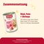 animonda Carny Katzen Nassfutter Rind + Pute + Shrimps (6 x 400g), getreidefreies Katzen Nassfutter ohne Zucker, mit frischen fleischigen Zutaten