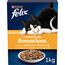 Felix Farmhouse Sensations Katzenfutter trocken, mit Huhn und Truthahn, 1er Pack (1 x 1kg)