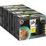 SHEBA Katzenfutter nass - 48x85g Portionsbeutel - Geflügel Variation in Gelee - Nassfutter für Katzen - 1 Großpackung