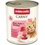 animonda Carny Katzen Nassfutter Rind + Pute + Shrimps (6 x 800g), getreidefreies Katzen Nassfutter ohne Zucker, mit frischen fleischigen Zutaten