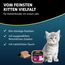 animonda Vom Feinsten Kitten Vielfalt für Katzenkinder (32 x 100g), Kitten Nassfutter für junge Katzen, Katzenfutter ohne Getreide und Zucker, mit 100 % frischen, fleischlichen Zutaten