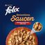 Felix Sensations Saucen Katzenfutter nass, Sorten-Mix, 4er Pack (4 x 24 Beutel à 85g)