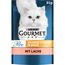 Gourmet Perle Erlesene Streifen Katzenfutter nass, mit Lachs, 26er Pack (26 x 85g)