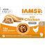 IAMS Delights Kitten Nassfutter - Multipack Katzenfutter mit Huhn in Sauce, hochwertiges Futter für Junior Kätzchen von 1-12 Monate, 12 x 85 g