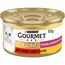 Gourmet Gold Feine Komposition Katzenfutter nass, mit Rind und Huhn, 12er Pack (12 x 85g)