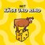Dreamies Mix Katzensnacks mit Rind & Käse – Außen knusprig & innen cremig – 6 x 60g