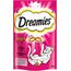 DREAMIES Katzensnacks - 6x60g - mit Rind - Traumhaft knusprige Katzen Leckerlies mit zarter Füllung