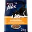 Felix Farmhouse Sensations Katzenfutter trocken, mit Huhn und Truthahn, 6er Pack (6 x 2kg)